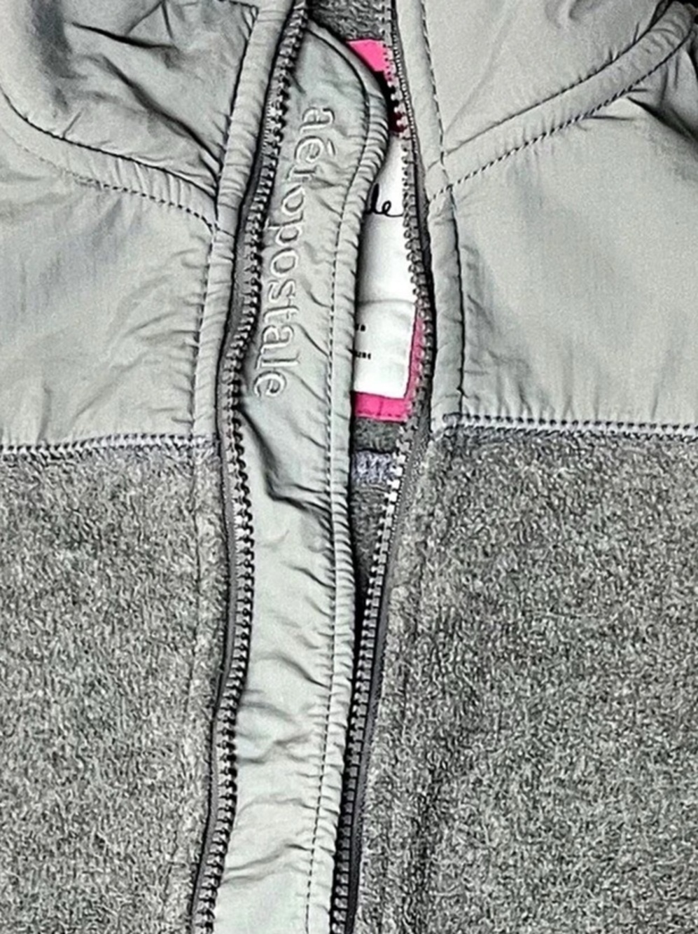 Lilly Pulitzer Women'Small Fleece Jacket Gray & Pink Size Small Like New
